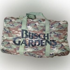 HUGE Camouflage Duffel Bag from Busch Gardens